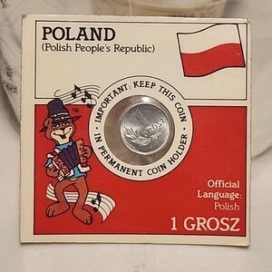 1949 Poland - 1 Grosz Coin- Kelloggs Cereal Giveaway Prize